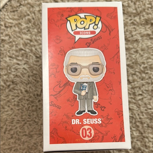 NIB Funko Dr. Seuss Vinyl Figure with Gray Suit (03) - Picture 4 of 6